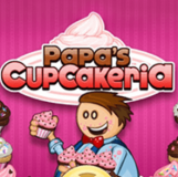Papa's Cupcakeria Papa's Cupcakeria is a fun restaurant game. Your mission is to create amazing cupcakes to satisfy your customers.