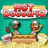 Papa's Hot Doggeria Papa's Hot Doggeria is the seventh installment in the Papa Louie game series, where you will manage a hot dog restaurant in the food court of a bustling baseball stadium. Make hotdogs sell them, and you'll make your shop the most successful in Griller Stadium in Tastyville.