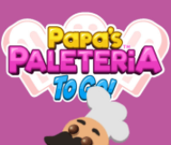 Papa’s Paleteria Papa's Paleteria To Go! is a restaurant manager. Your mission is to create paletas and popsicles to sell to tourists to earn as much money as possible.